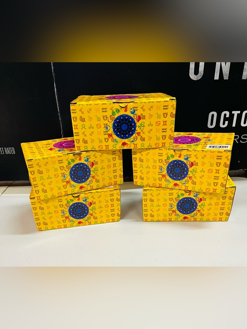 60 PCS 5 Boxes Constellation Patterns Candle Making Tin EMPTY 2.5oz